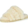 EMU Australia Jacana Lammfell-Hausschuhe - Creme -Modeschuhe 24690316 01