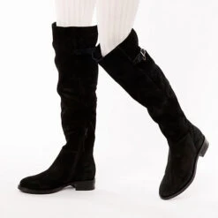 J&F Overknee-Stiefel Mit Riemchendetail -Modeschuhe 25024783 02