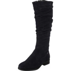 Slouchy Casual Warm Leder Boot Winterstiefel
