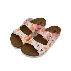 DOGO Stella Flowers And Fruits Klassische Sandalen - Natur