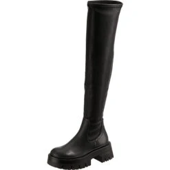 Call It Spring Deliila Vegan Plateau-Stiefel - Schwarz