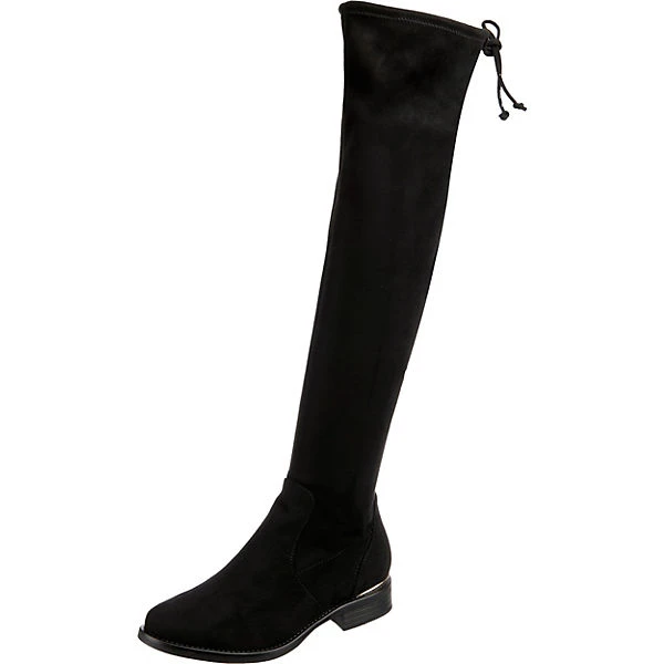 Call It Spring Anidda Vegan Overknee-Stiefel - Schwarz 3 Call It Spring Anidda Vegan Overknee-Stiefel - Schwarz