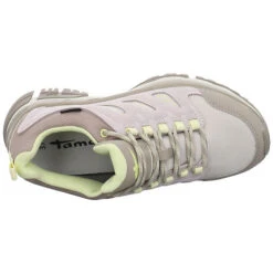 Tamaris Damen Schuhe Outdoor Outdoorschuh Wandern Trekking Lederkombination Uni Outdoorschuhe - Beige-kombi -Modeschuhe 26195060 06
