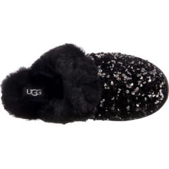 Ugg W Scuffette Ii Chunky Sequin Lammfell-Hausschuhe - Schwarz 14 Ugg W Scuffette Ii Chunky Sequin Lammfell-Hausschuhe - Schwarz -Modeschuhe 26293300 06