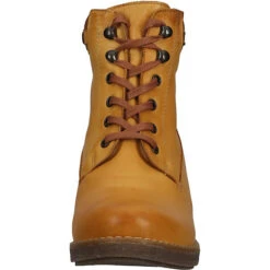 Hush Puppies Stiefelette Keilstiefel - Gelb -Modeschuhe 27015947 03