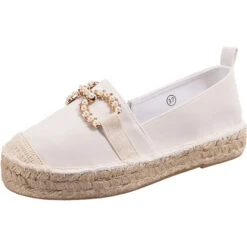 Insel Buckle Espadrilles - Beige