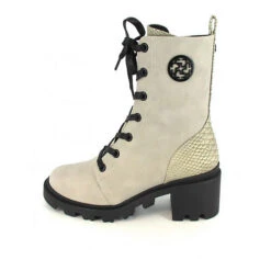 Stiefelette Grey Schnürstiefel - Grau 10 Stiefelette Grey Schnürstiefel - Grau -Modeschuhe 27704736 04