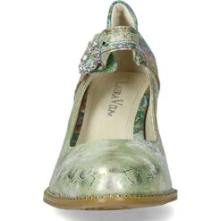 Laura Vita Elcodieo 236 Spangenpumps - Grün-kombi -Modeschuhe 27716731 03