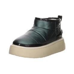 Colors Of California Damen Stiefel Schuhe Winterboots Elegant Freizeit Synthetikkombination Uni Klassische Stiefel - Dunkelgrün