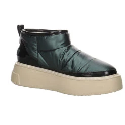 Colors Of California Damen Stiefel Schuhe Winterboots Elegant Freizeit Synthetikkombination Uni Klassische Stiefel - Dunkelgrün -Modeschuhe 27793786 06