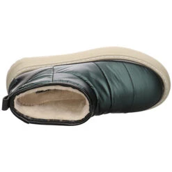 Colors Of California Damen Stiefel Schuhe Winterboots Elegant Freizeit Synthetikkombination Uni Klassische Stiefel - Dunkelgrün -Modeschuhe 27793786 08