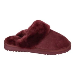 Warmbat Flurry Suede Lammfell-Hausschuhe - Rot -Modeschuhe 28404008 04