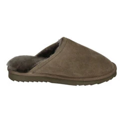 Warmbat Classic Suede Lammfell-Hausschuhe - Grün -Modeschuhe 28404033 04