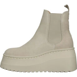 Steve Madden Stiefelette Keilstiefel - Beige -Modeschuhe 28478489 02