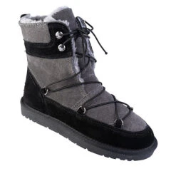 Damen Winterboot Extended Laceup - Grau