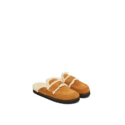 Veloursleder-Slip-On Mit Flauschigem Teddyfutter Hausschuhe -Modeschuhe 28874143 05