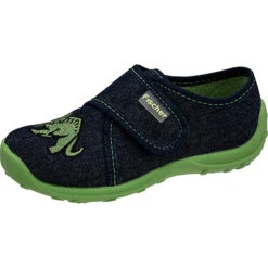 Baby Hausschuhe BOOGY Für Jungen - Blue Denim