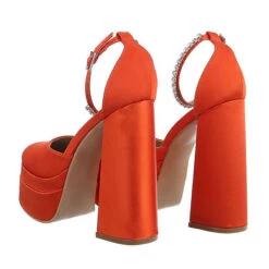 Plateaupumps Schnalle, Blockabsatz, Strass -Modeschuhe 29121840 03