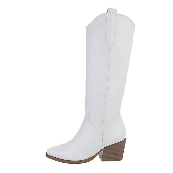 Western- & Bikerstiefel Reißverschluss, Blockabsatz, Used Look 3 Western- & Bikerstiefel Reißverschluss, Blockabsatz, Used Look