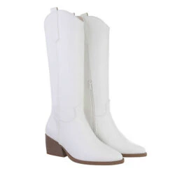 Western- & Bikerstiefel Reißverschluss, Blockabsatz, Used Look 9 Western- & Bikerstiefel Reißverschluss, Blockabsatz, Used Look -Modeschuhe 29124293 04