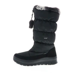 Damen Halbschaft Winterstiefel Schneestiefel Snowboots Schwarz - Schwarz -Modeschuhe 29140477 05