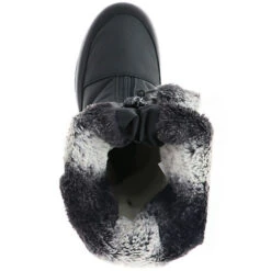 Damen Halbschaft Winterstiefel Schneestiefel Snowboots Schwarz - Schwarz -Modeschuhe 29140477 07