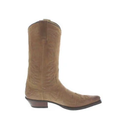 BU1005 Afelpado Noche Westernstiefel Braun - Braun -Modeschuhe 29162770 04