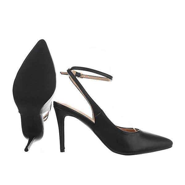 Schnür- & Riemchenpumps Schnalle, Pfennig-/Stilettoabsatz, 4 Schnür- & Riemchenpumps Schnalle, Pfennig-/Stilettoabsatz, – Bild 2