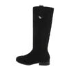 Flache Stiefel Reißverschluss, Blockabsatz, - Schwarz -Modeschuhe 29249577 01