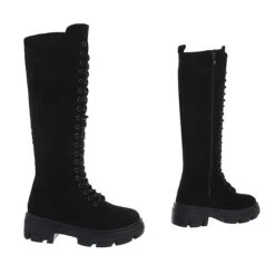 Plateaustiefel Lochschnürung, Blockabsatz, -Modeschuhe 29253199 03