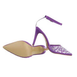 Schnür- & Riemchenpumps Knöchelriemen, Pfennig-/Stilettoabsatz, Strass 7 Schnür- & Riemchenpumps Knöchelriemen, Pfennig-/Stilettoabsatz, Strass -Modeschuhe 29347736 02