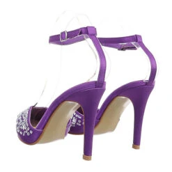 Schnür- & Riemchenpumps Knöchelriemen, Pfennig-/Stilettoabsatz, Strass 8 Schnür- & Riemchenpumps Knöchelriemen, Pfennig-/Stilettoabsatz, Strass -Modeschuhe 29347736 03