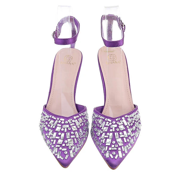 Schnür- & Riemchenpumps Knöchelriemen, Pfennig-/Stilettoabsatz, Strass 6 Schnür- & Riemchenpumps Knöchelriemen, Pfennig-/Stilettoabsatz, Strass – Bild 4