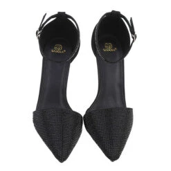 Schnür- & Riemchenpumps Knöchelriemen, Pfennig-/Stilettoabsatz, Riemen, Strass -Modeschuhe 29348182 04