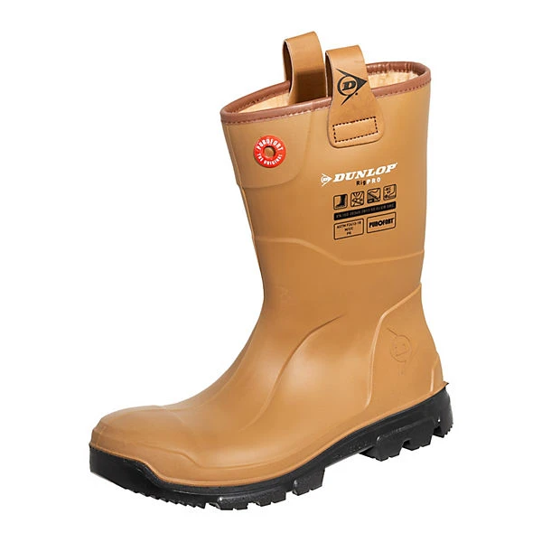 Dunlop Sicherheitsstiefel Rig Pro M. Futter - Braun 3 Dunlop Sicherheitsstiefel Rig Pro M. Futter - Braun
