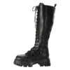 Buffalo Stiefel LION LACE UP HI CHAIN Schnürstiefel - Schwarz