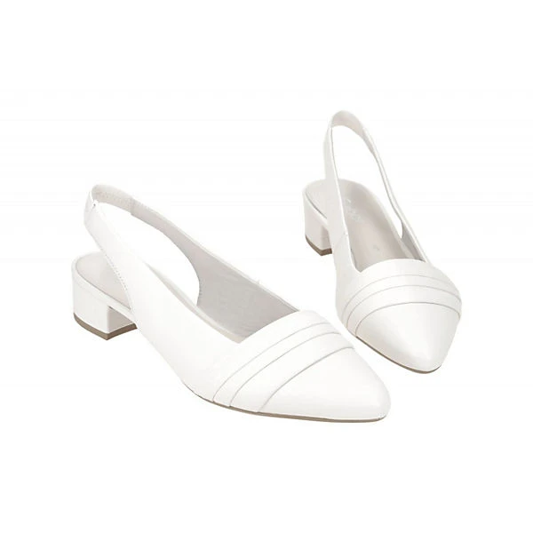 Gabor Damenschuhe 21.521 Sling-Pumps - Weiß 4 Gabor Damenschuhe 21.521 Sling-Pumps - Weiß – Bild 2