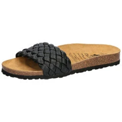 LICO Pantolette Bioline Plait Klassische Sandalen - Schwarz