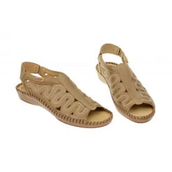 Pikolinos Damenschuhe P.VALLARTA Klassische Sandalen - Beige -Modeschuhe 30068325 03