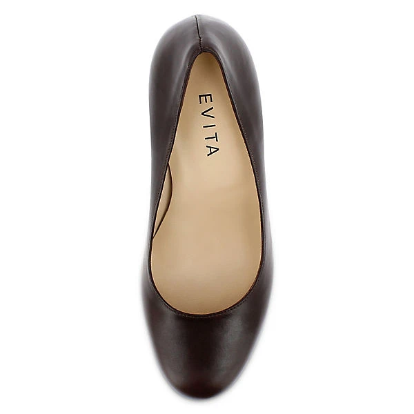 EVITA Damen Pumps MARIA Klassische Pumps - Dunkelbraun 7 EVITA Damen Pumps MARIA Klassische Pumps - Dunkelbraun – Bild 6