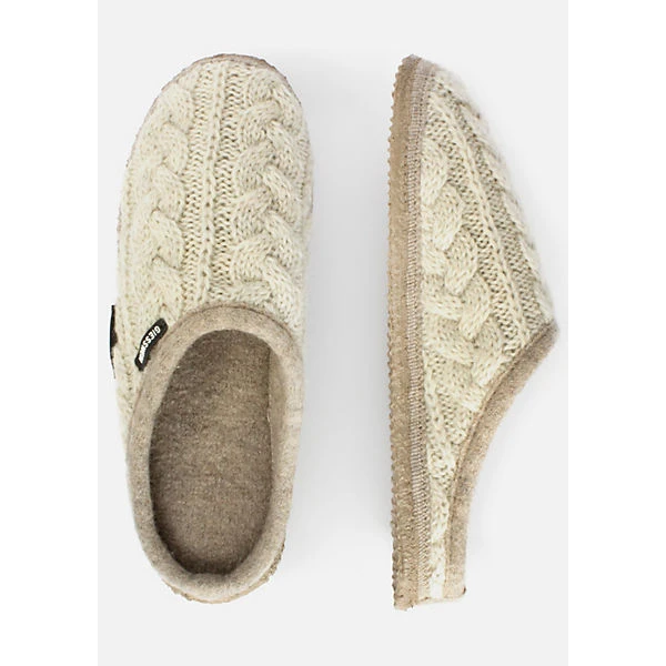 Giesswein Hausschuhe Neudau Hüttenschuhe - Wollweiß 12 Giesswein Hausschuhe Neudau Hüttenschuhe - Wollweiß – Bild 10