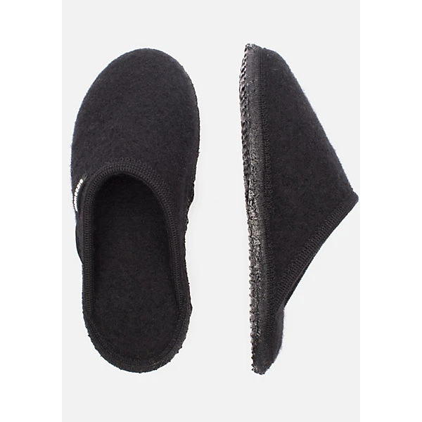 Giesswein Hausschuh Tino Hüttenschuhe - Schwarz 5 Giesswein Hausschuh Tino Hüttenschuhe - Schwarz – Bild 3