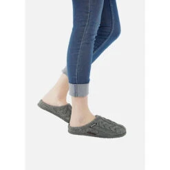 Giesswein Mädchen Und Jungen Hausschuhe/Clogs Geschlossene Hausschuhe - Grau -Modeschuhe 7274203 09