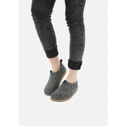 Giesswein Damen Hüttenschuhe Geschlossene Hausschuhe - Grau 23 Giesswein Damen Hüttenschuhe Geschlossene Hausschuhe - Grau -Modeschuhe 7274302 09
