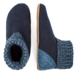 Giesswein Hüttenschuhe Wildpoldsried Hüttenschuhe - Dark Blue Denim -Modeschuhe 7274712 03