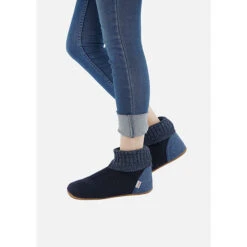 Giesswein Hüttenschuhe Wildpoldsried Hüttenschuhe - Dark Blue Denim -Modeschuhe 7274712 08