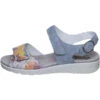 Dunja Komfort-Sandalen - Blau-kombi -Modeschuhe 7296668 01