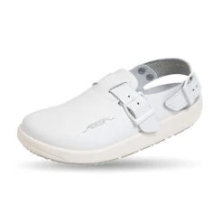 Unisex Rutschhemmender Küchen-Clog Arbeitshalbschuhe - Weiß