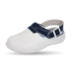 Unisex Küchenclog Arbeitshalbschuhe - White Denim