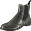 Beck Glitter Gummistiefel - Silber -Modeschuhe 8443846 01